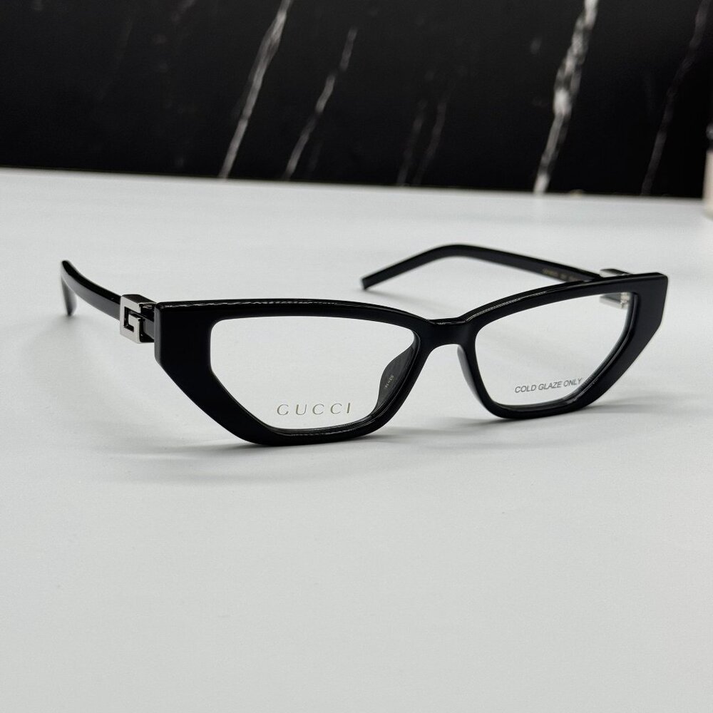 NEW GUCCI  EYEGLASSES GG1683O 001 WOMEN BLACK EYEWEAR GUCCI
